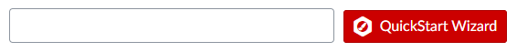 Screenshot of a title field and the QuickStart Wizard button